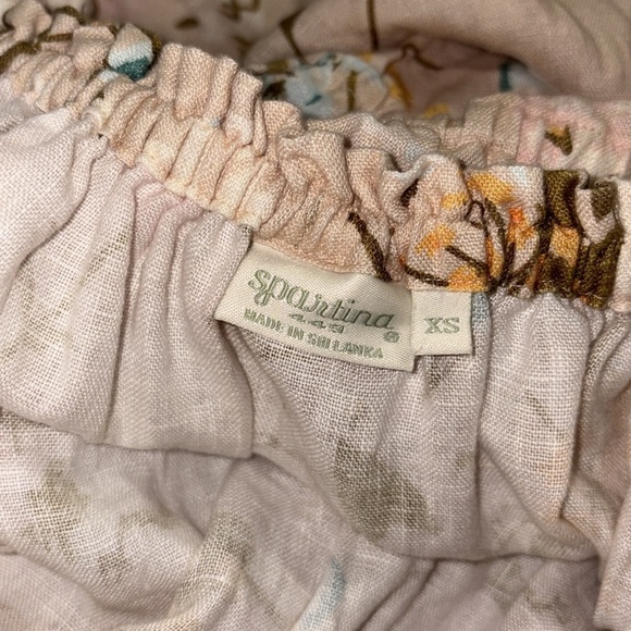 Spartina 449 Audrey Linen Romper in Babbie's Store Poppies - XS - Picture 9 of 10